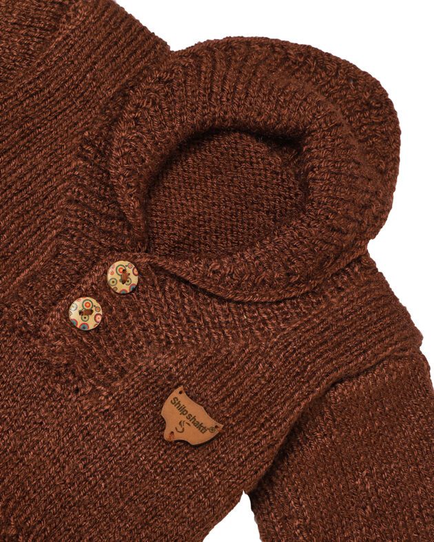 High Neck Collar Sweater - Green - Image 3