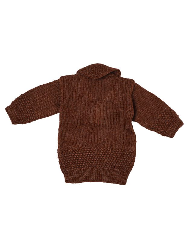 High Neck Collar Sweater - Green - Image 4